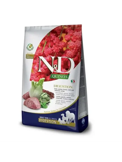N&D Kinoalı Kuzulu Tahılsız Hassas SiN&Dirimli Köpek Maması 2,5 Kg