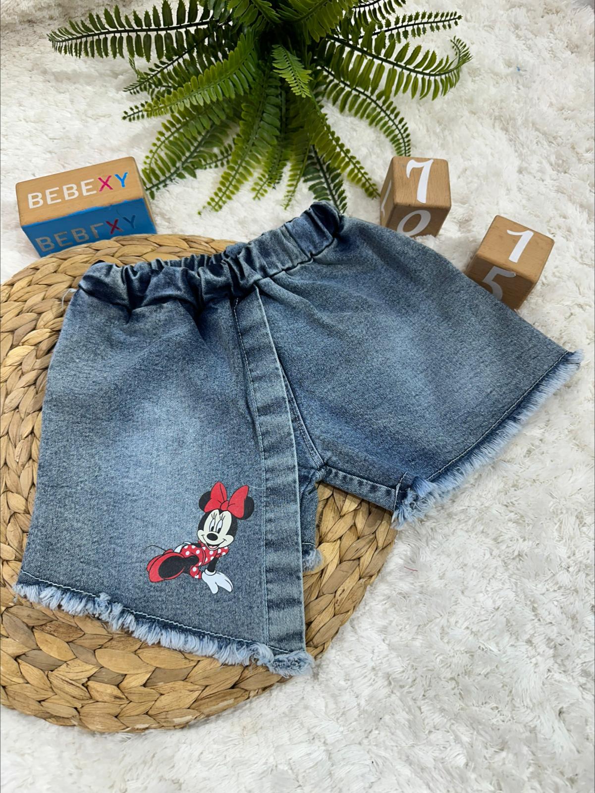 Minnie Mouse Baskılı Şort