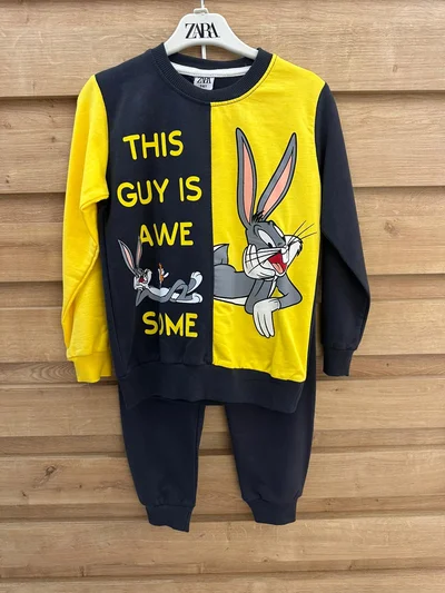 Bugs Bunny  Sarı-Gri Alt Üst Takım 84/