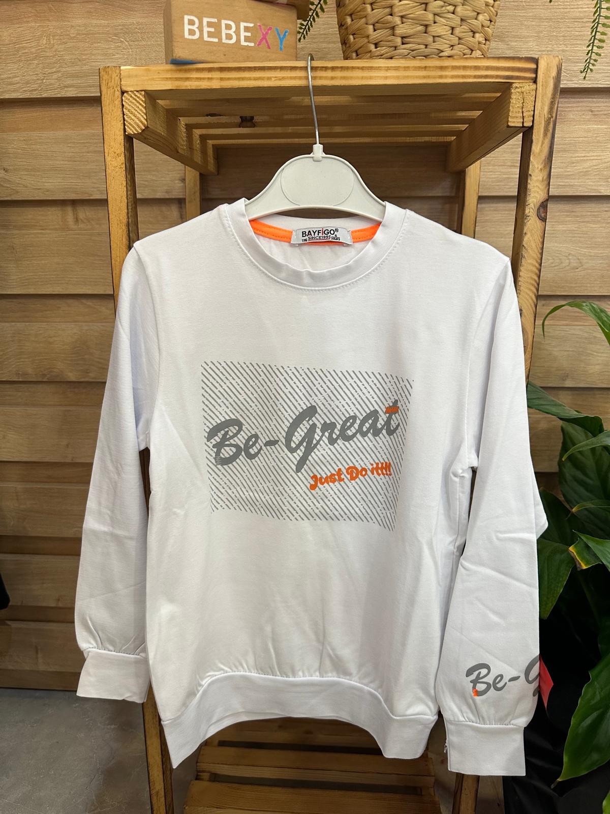 Be Great Baskılı  Sweatshirt  