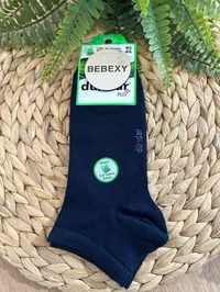 Plus Erkek Bambu Patik Çorap Lacivert