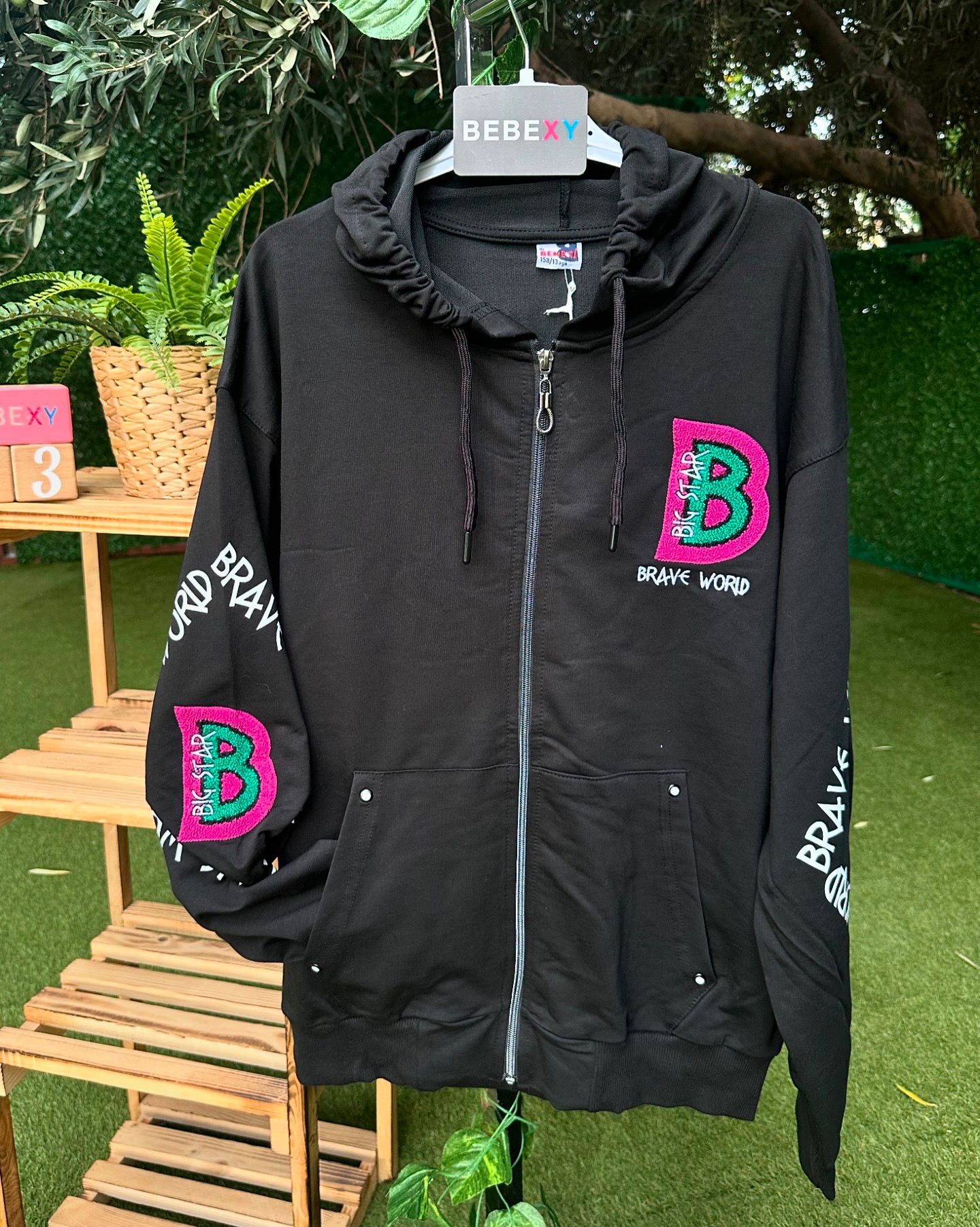 Brave World Kapüşonlu Sweatshirt  