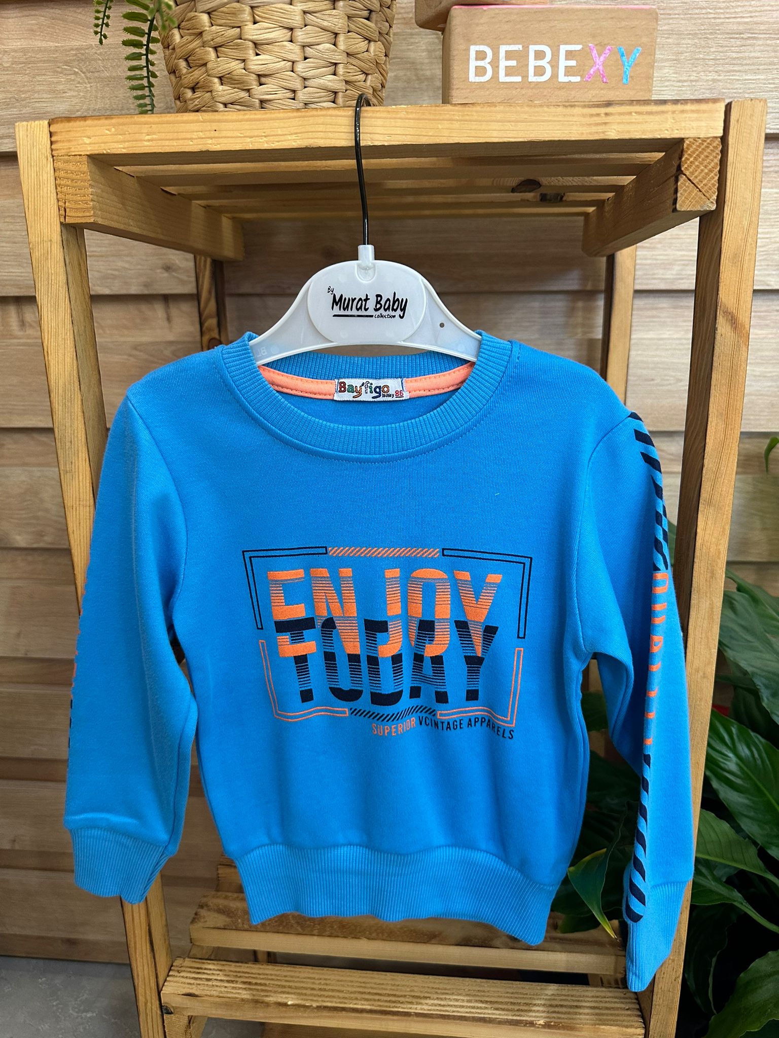 Enjoy Sweatshirt  Mavi