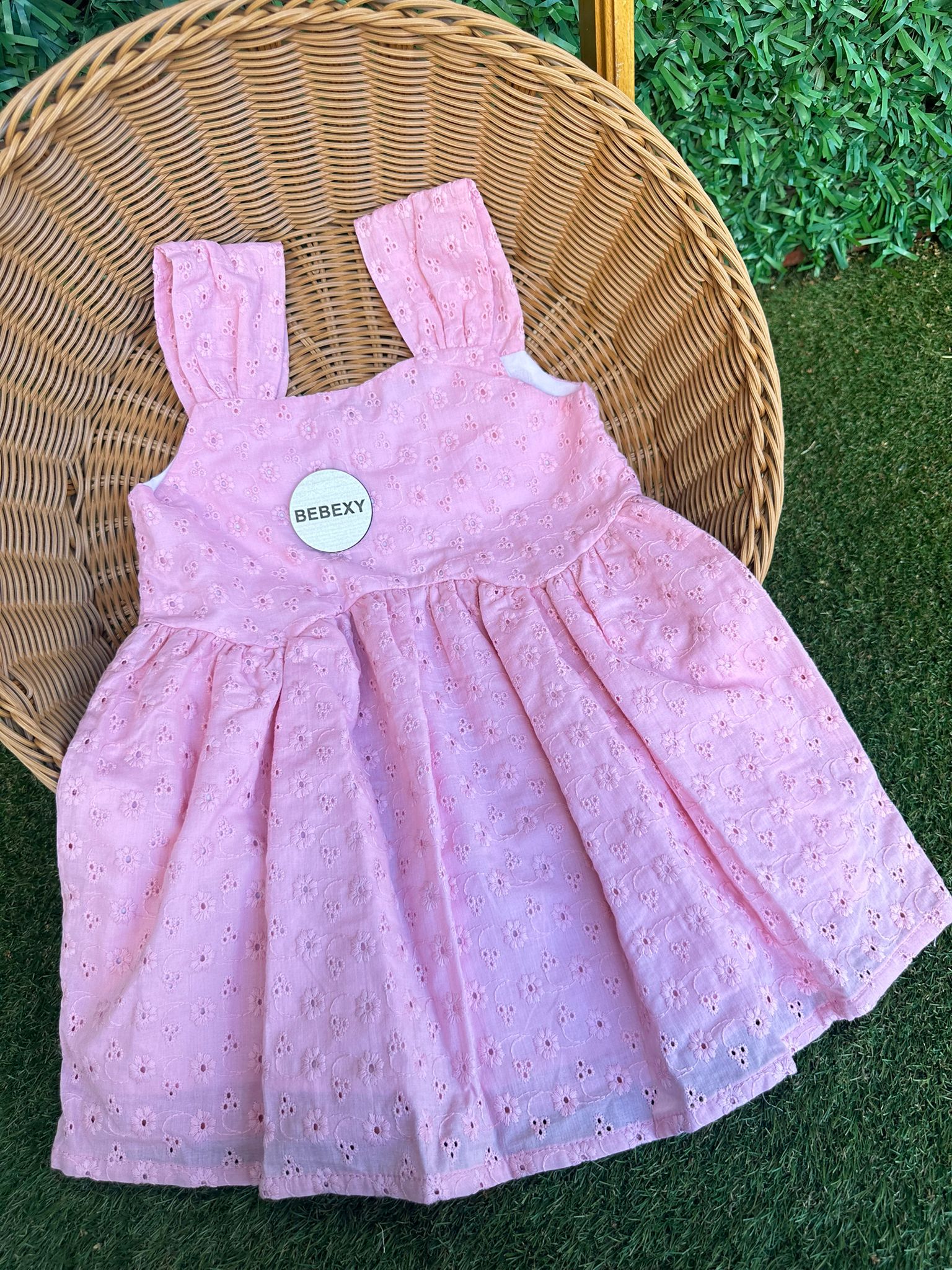 Bony Elbise Pembe