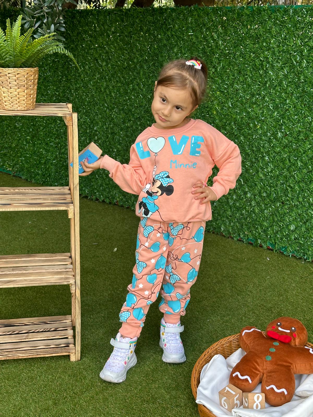 Minnie Love Baskılı Alt Üst Takım