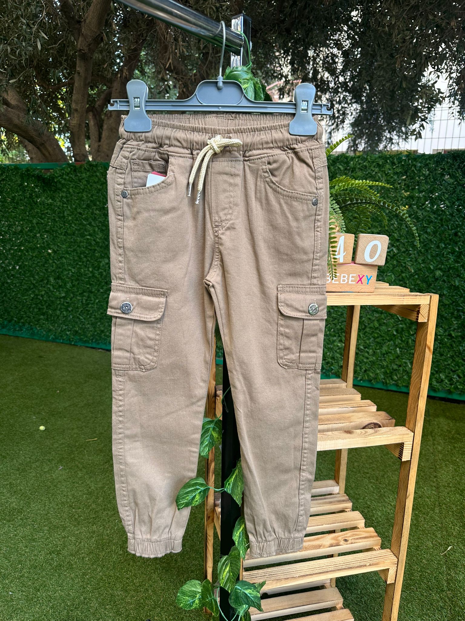 Kargo Cepli Gabardin Pantolon
