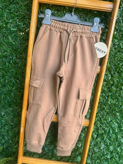 4 Cepli Eşofman Altı Camel