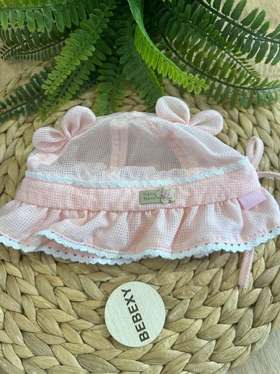 Aylık Kız MAKSİ Şapka Açık Pembe