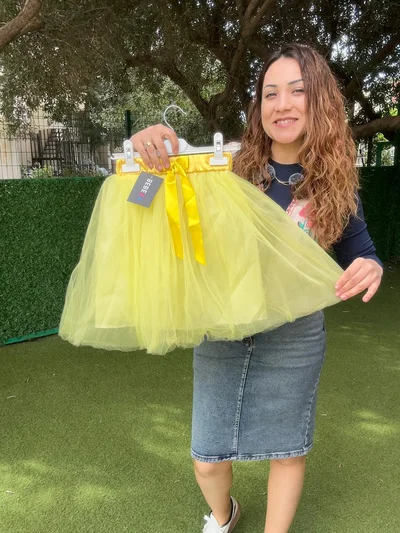 Tütü Gösteri Etek Sarı