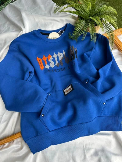 Mavi Sweat Yazılı