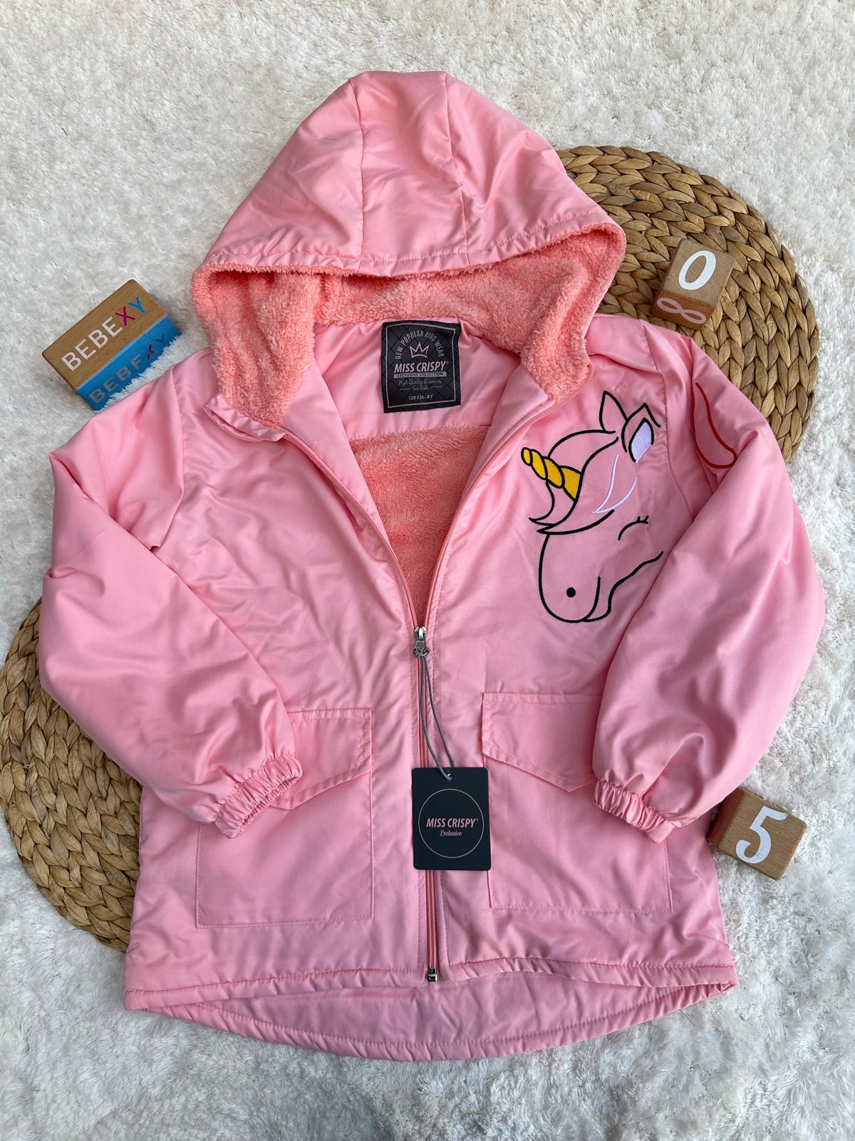 Unicorn Baskılı Mont