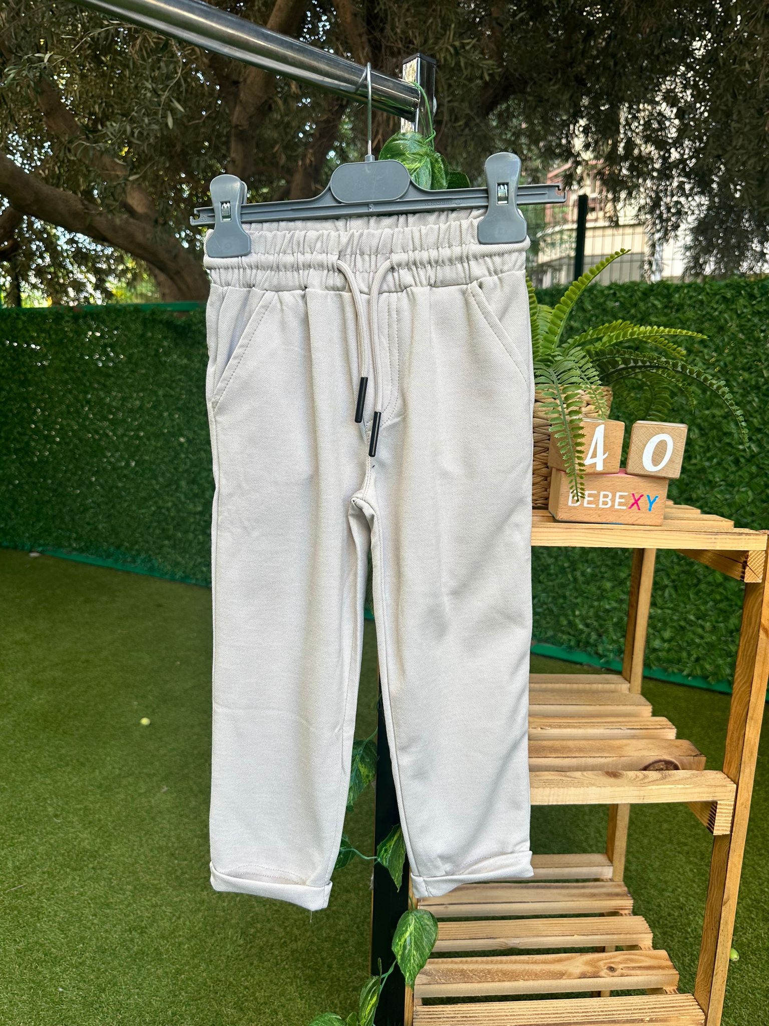 Önden İpli Arka Cepli Unisex  Pantolon 
