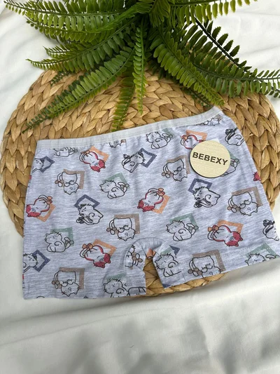 Kız Çocuk Boxer Kedi Baskılı