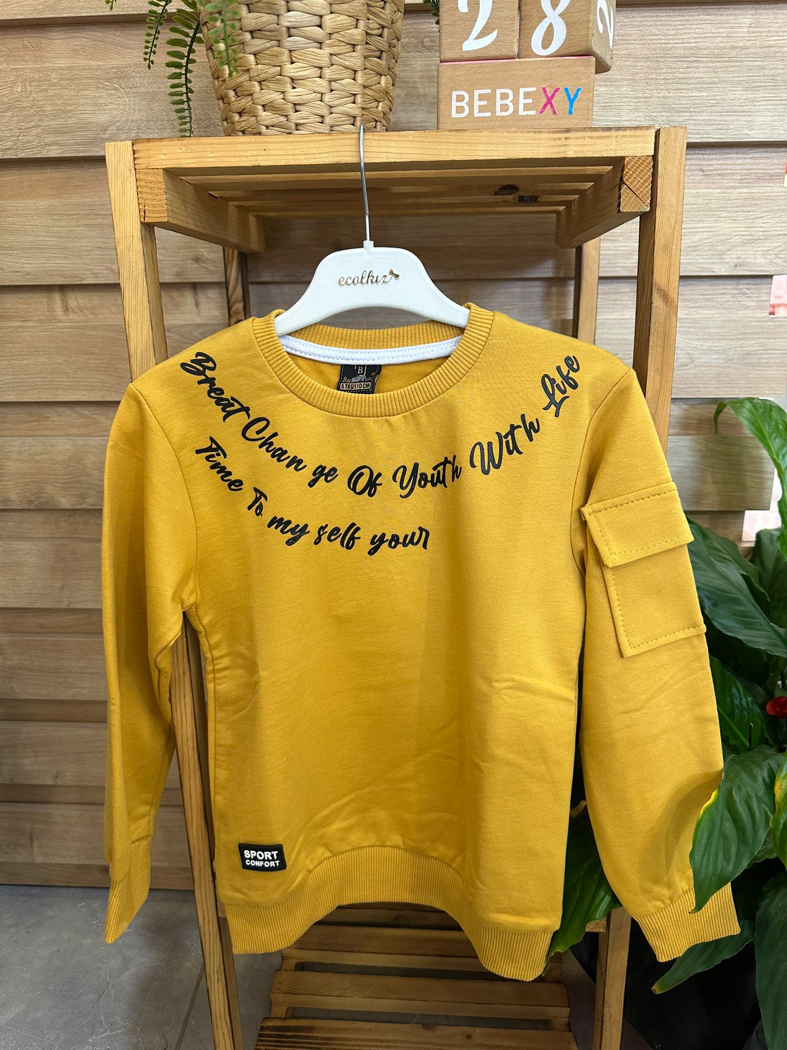 Yazılı Sweatshirt 