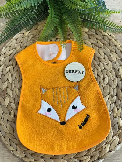Muşamba Bebek Önlüğü Tiki Baskılı 