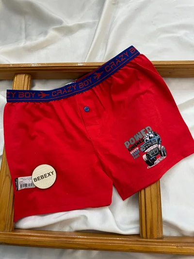 Çocuk Boxer Dümeli A. Krmızı 