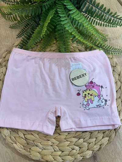 Kedicikler Baskılı Çocuk Boxer