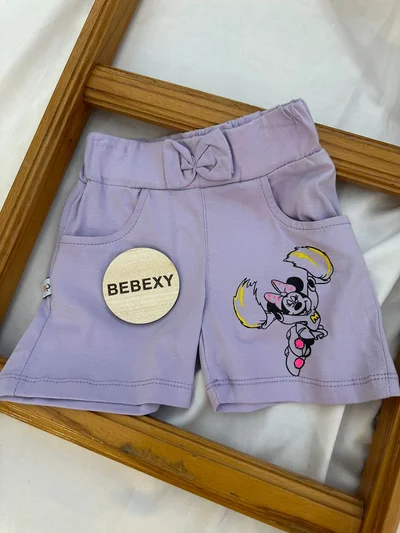 Minnie mouse baskılı şort