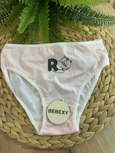 R Baskılı  Çocuk Külot 