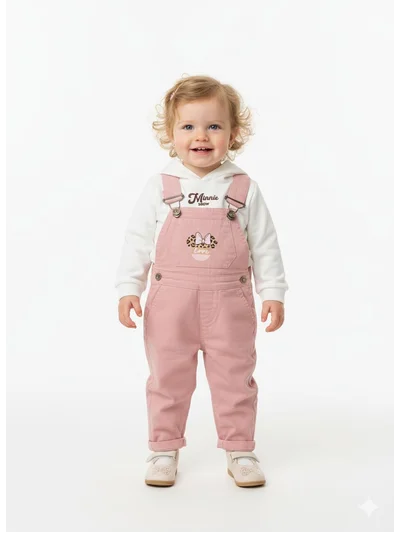Minnie Love Yazılı Pembe Slopet