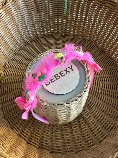 Pembe  Ayıcık& Meyve Süslü Taç