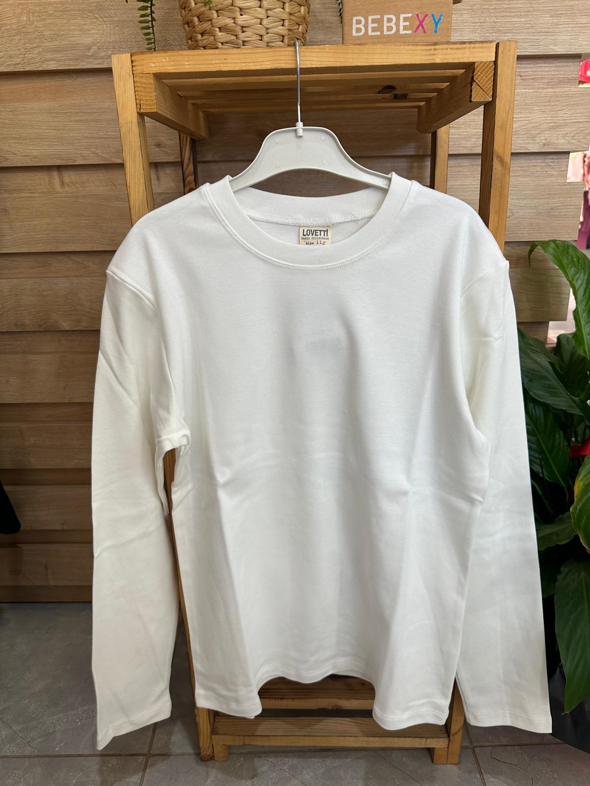 Düz Sweatshirt  Beyaz
