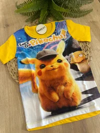 Erkek Tişört Pikachu Baskılı