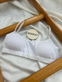 Destekli Alıştırma Sütyen Beyaz