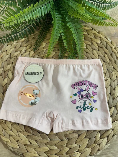 Kız Çocuk Boxer Positive Yazılı