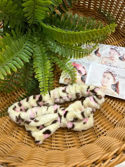 Renkli Peluş Bandana Toka 5
