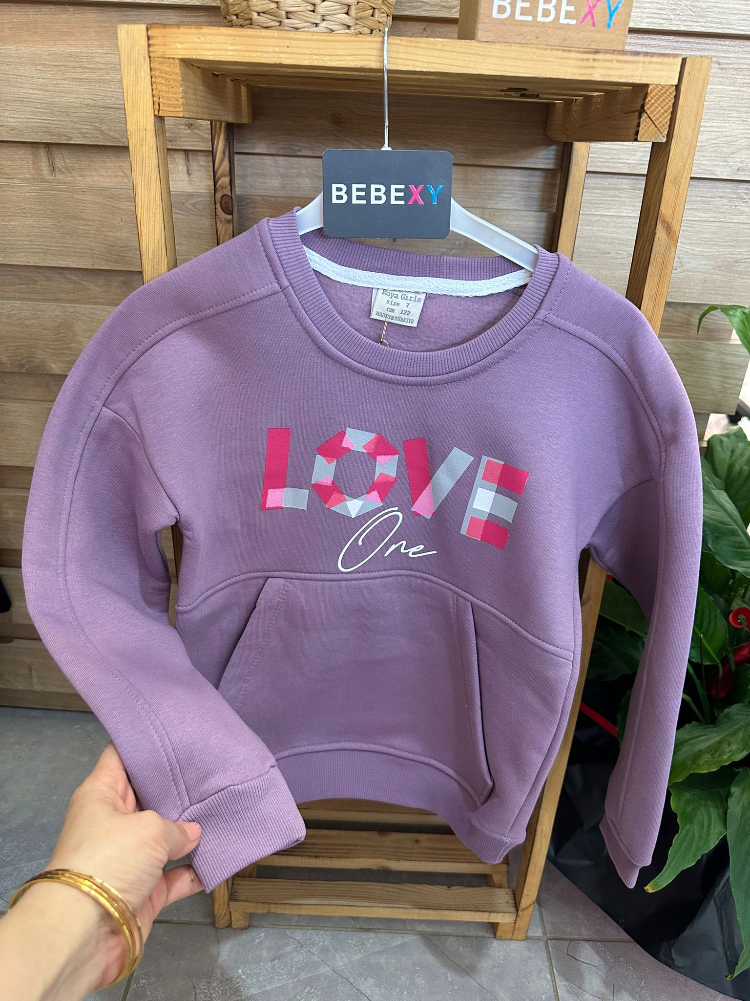 Love My  Baskılı  Sweatshirt  