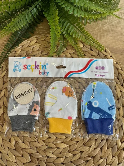 Bebek Eldiveni 3lü Erkek 4 NO