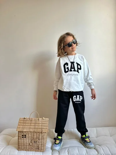 GAP Yazılı  Alt Üst Takım Siyah