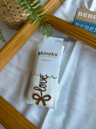 Kız Külotlu Çorap love fiyonklu 32