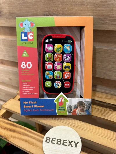 Oyuncak Eğitici Akıllı Telefon Kırmızı