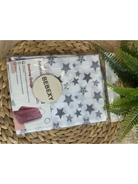 Emzirme Örtüsü Gri Yıldızlı