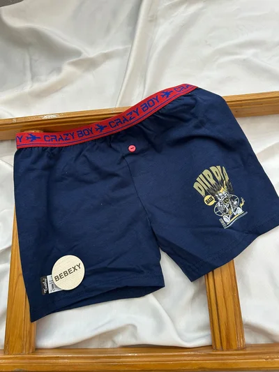 Çocuk Boxer Dümeli Lacivert