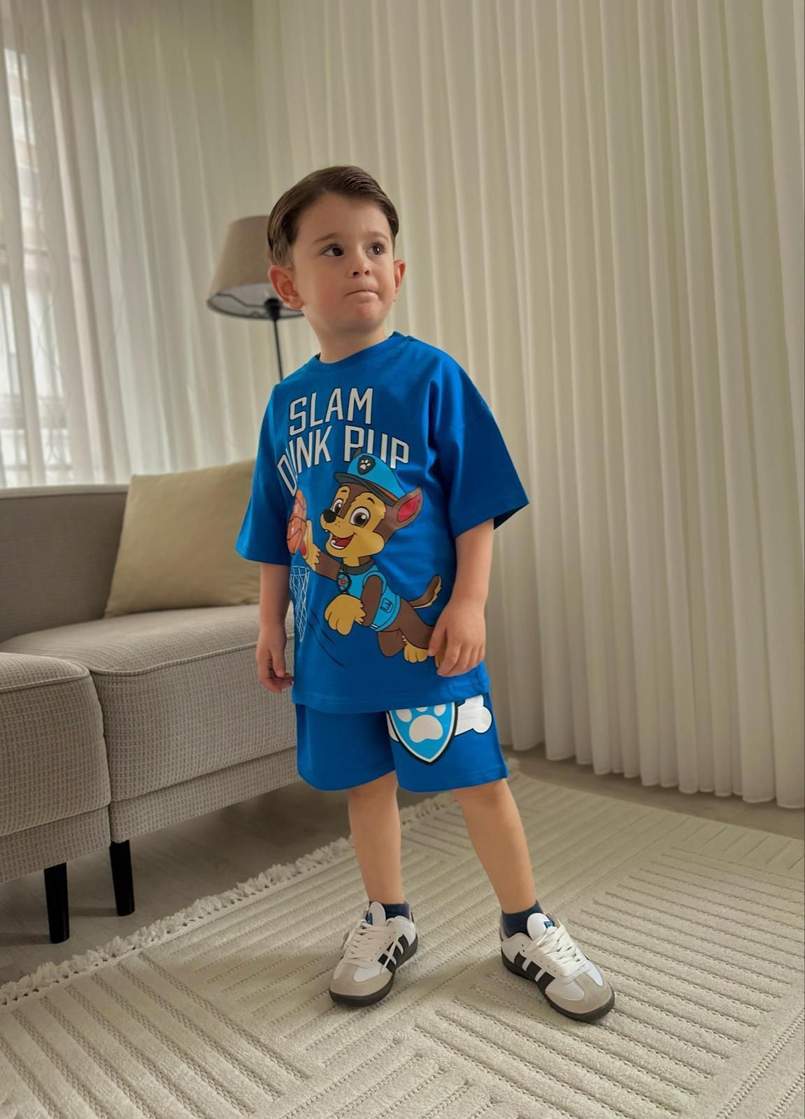 Mavi Paw  Patrol Baskılı Takım 