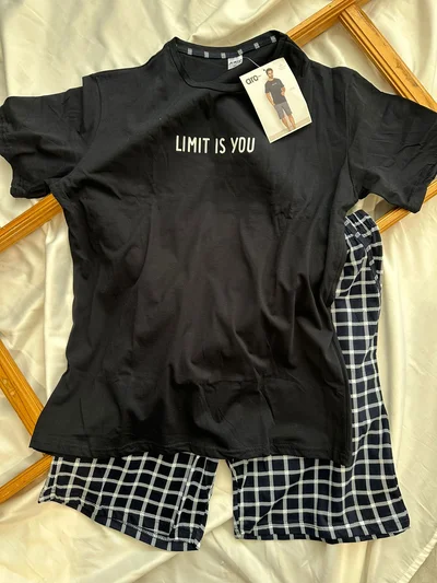 Lımıt Is You Yazılı Erkek Pijama Takımı