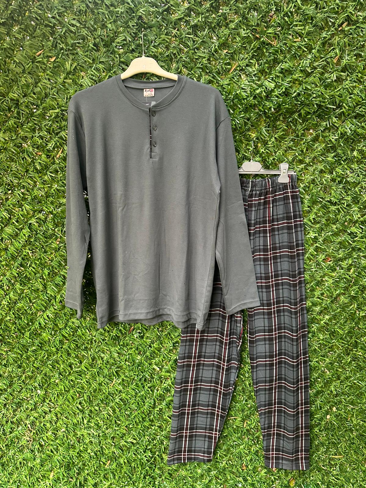 Ekose Desenli Pijama Takımı 