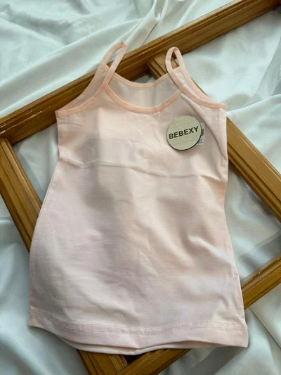 İpli Askılı Atlet Toz Pembe