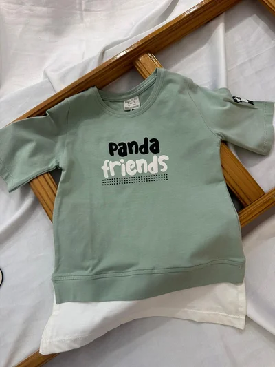 Friends Baskılı Tişört Yeşil