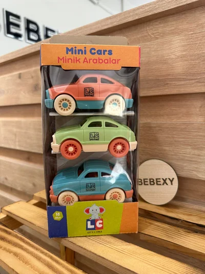 Oyuncak 3'lı Mini  Arabalar 