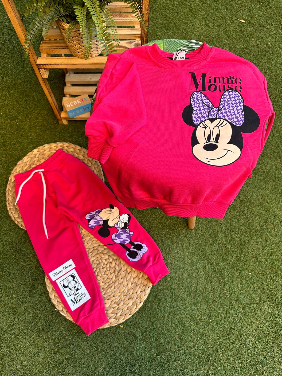 Jelibon Minnie Mouse Desenli Alt Üst Takım
