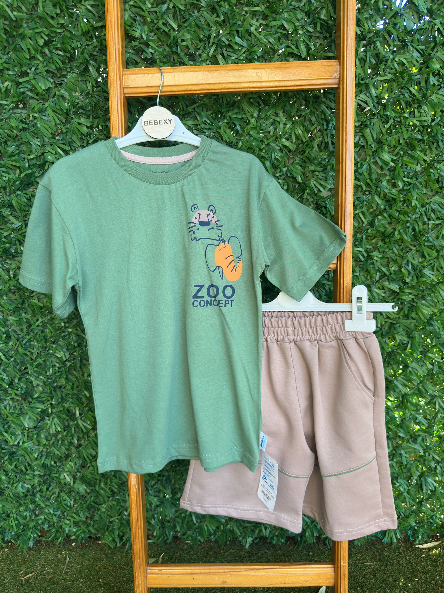 Zoo Concept Baskılı  Alt Üst Takım Yeşil