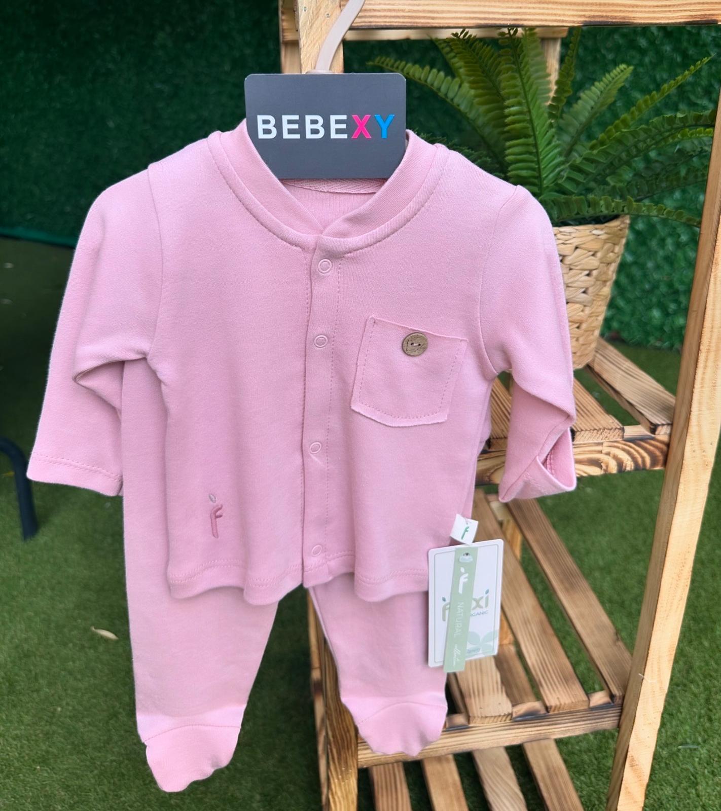 Cep Detaylı Alt Üst Bebek Takım 