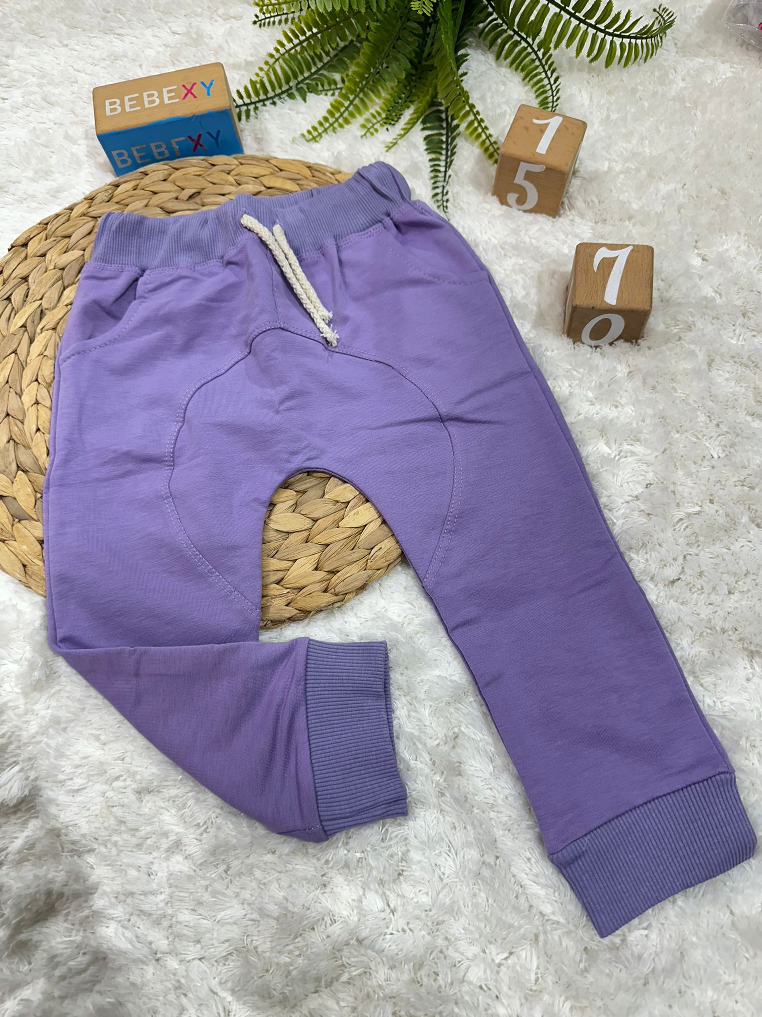 Şalvar Model Eşofman Altı Mor
