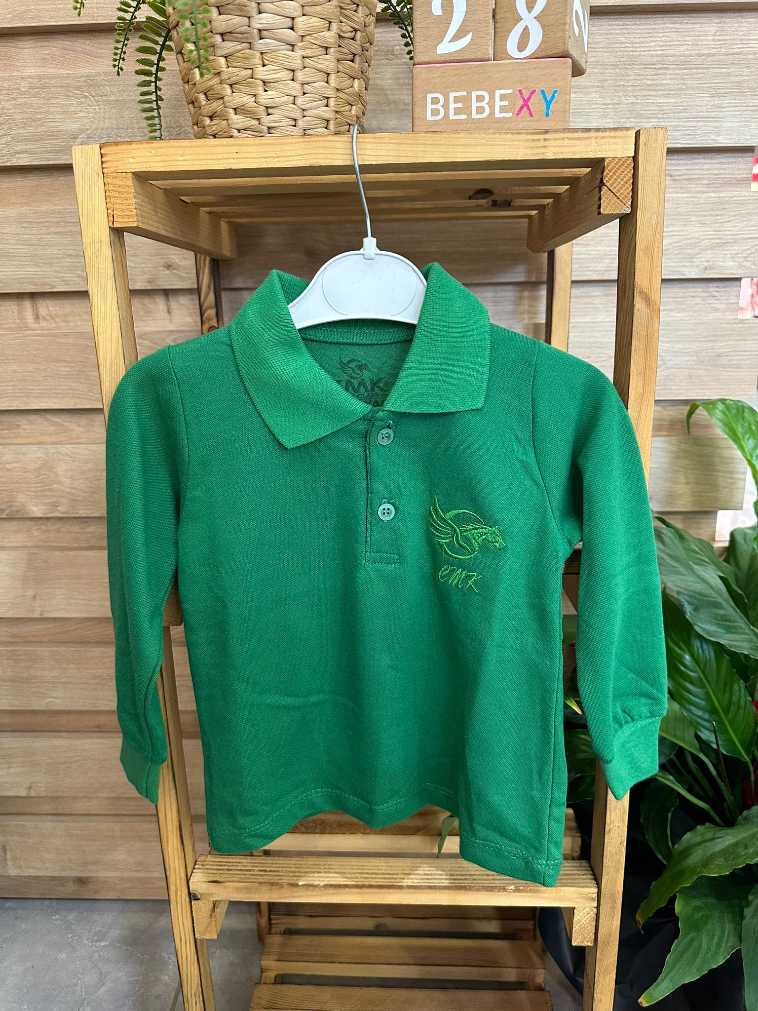 CMK Baskılı  Sweatshirt  Yeşil
