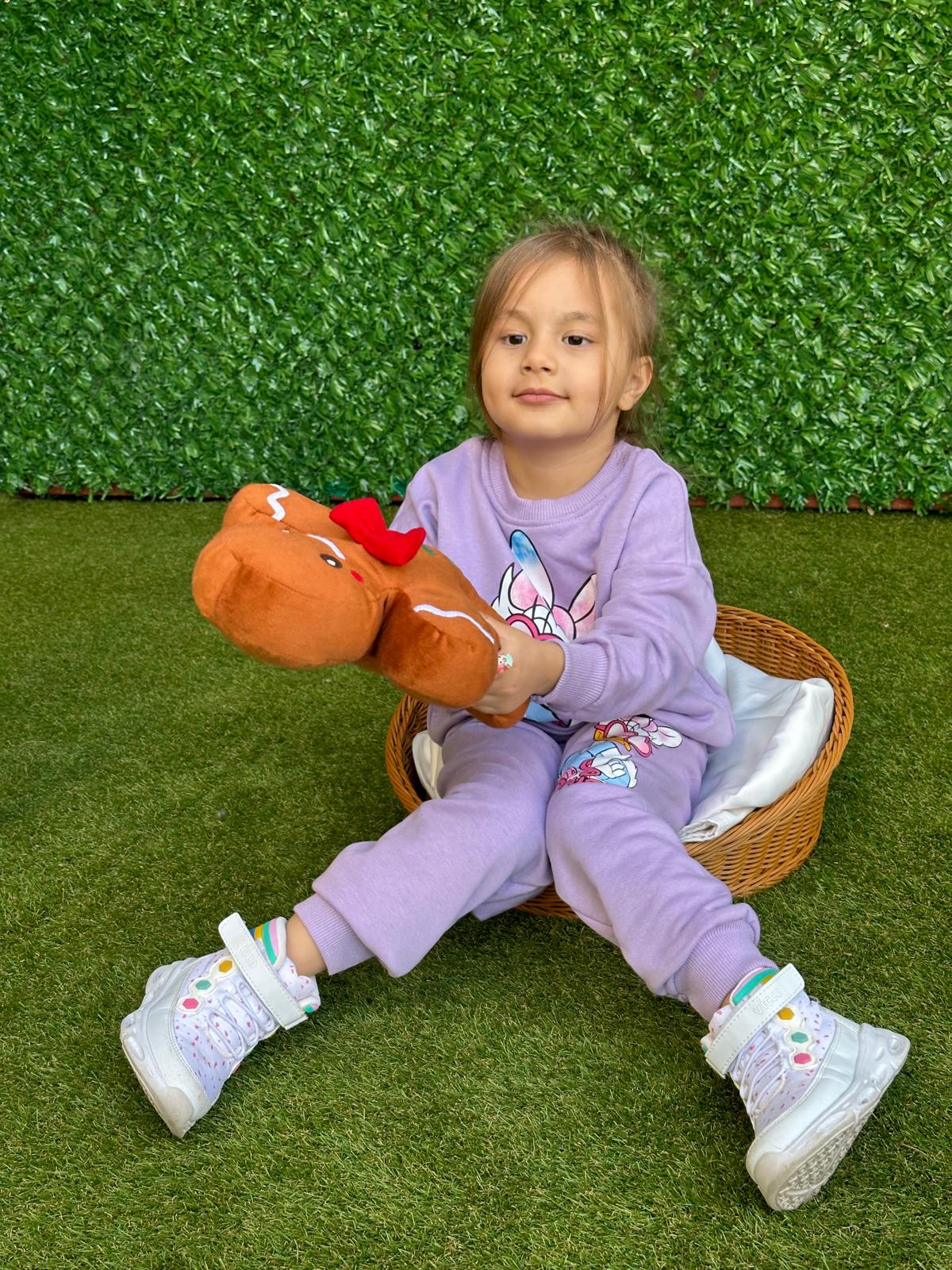 Daisy Duck Baskılı Alt Üst Takım Mor