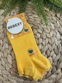 Bambu Topuk Çorabı Sarı